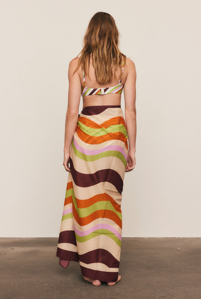 Maggie Sarong in Stripe
