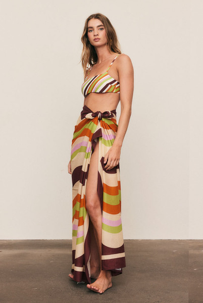 Maggie Sarong in Stripe