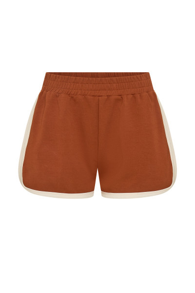Mini Gym Shorts in Rust