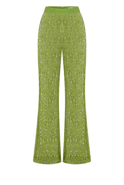 Ellie Lace Pant in Citron