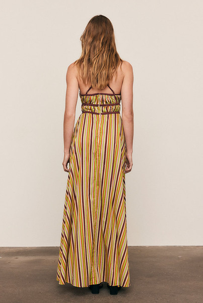 Maggie Slip Dress in Stripe
