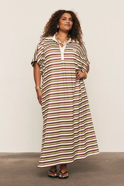 Maggie T-shirt Dress in Stripe