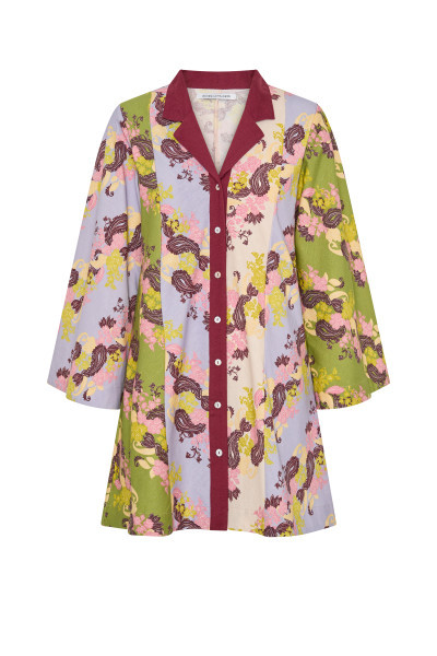 Castello Mini Shirt Dress in Spliced