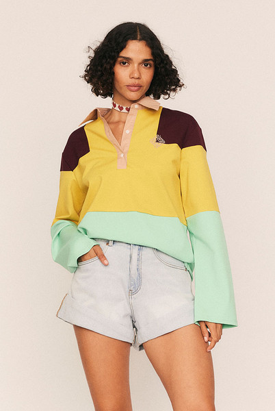 Rugby Long Sleeve Jersey in Spliced