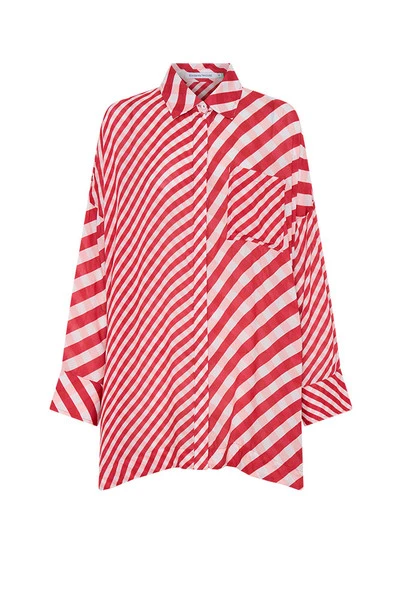 Gingham Check Shirt in Red