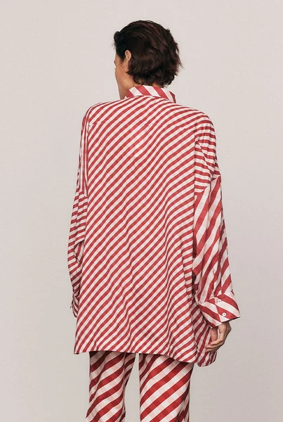 Gingham Check Shirt in Red