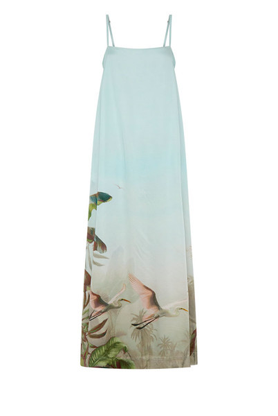 Canopy Maxi Gown in Blue