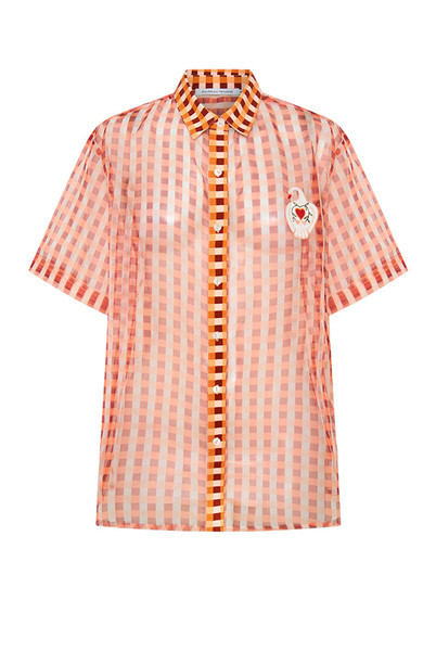 Swan Short Sleeve Shirt in Mahogany