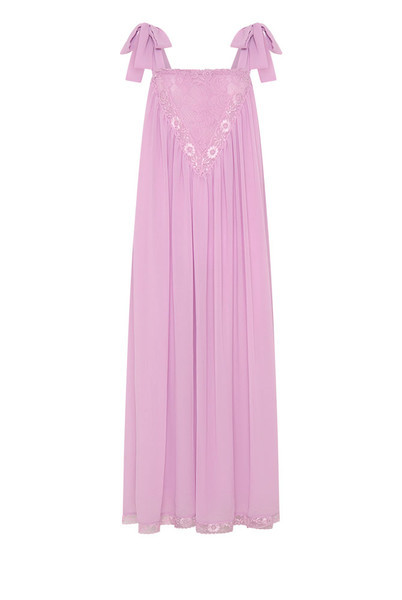 Trim Slip Maxi in Lilac