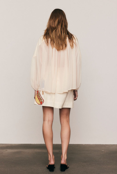 Carp Mini Skirt in Cream