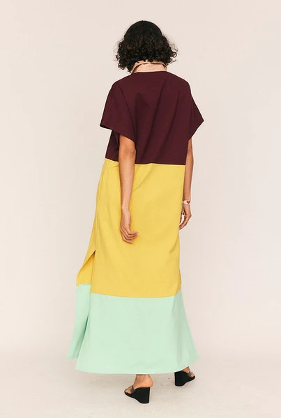 Rugby Jersey Dress in Spliced