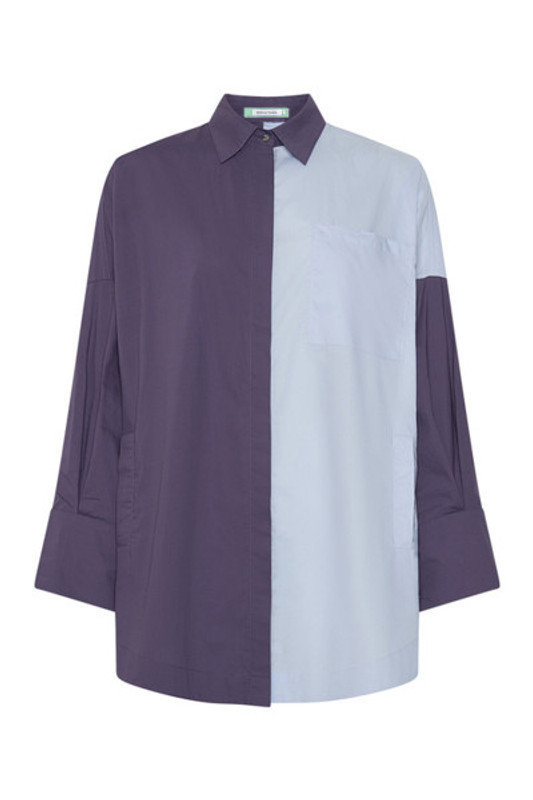 Oversized Shirt In Plum