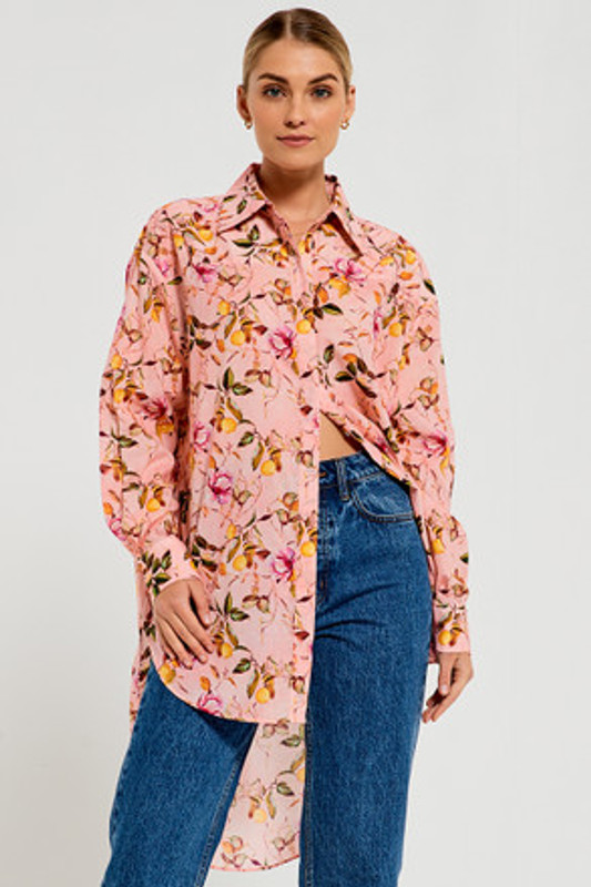 High low shop button down shirt