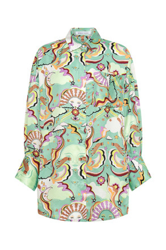 Oversized Shirt  in Psychedelic