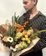 Quiet Bloom-Wrapped Bouquet