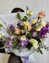 Soft Current Wrapped  Bouquet