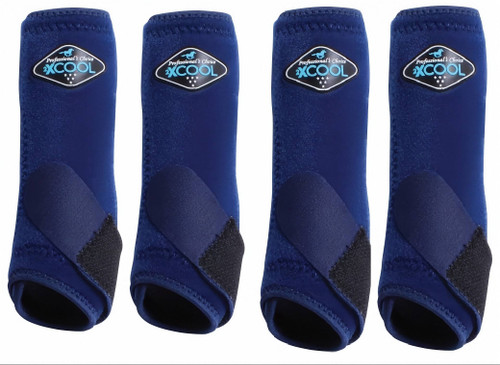 Professional's Choice Brrr 2XCOOL Sports Medicine Boot Value 4-PACK - Navy 