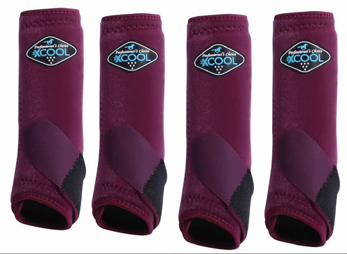 Professional's Choice Brrr 2XCOOL Sports Medicine Boot Value 4-PACK - Wine Large.  