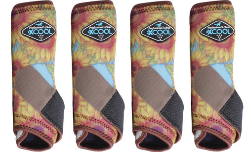 Professional's Choice Brrr 2XCOOL Sports Medicine Boot Value 4-PACK - Limited Edition Sunflower Small.  