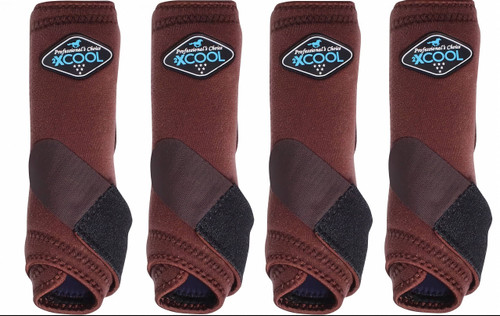 Professional's Choice Brrr 2XCOOL Sports Medicine Boot Value 4-PACK - Chocolate Brown 