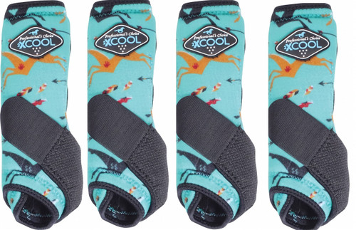 Professional's Choice Brrr 2XCOOL Sports Medicine Boot Value 4-PACK - Limited Edition Pony Tracks 
