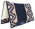 The Professional's Choice El Dorado Comfort Fit Heavy Duty Air Ride Western Saddle Pad in black / chocolate.  Merino Wool underside.
