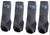 Professional's Choice Brrr 2XCOOL Sports Medicine Boot Value 4-PACK - Charcoal 