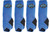 Professional's Choice Brrr 2XCOOL Sports Medicine Boot Value 4-PACK - Royal Blue Large.  Includes front and rear boots.