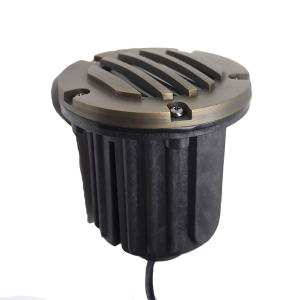 Liberty LBE-203 Brass Well Light with Louver Cover