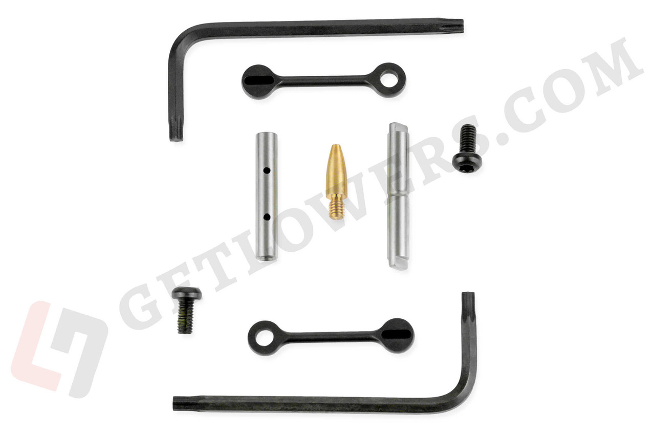 AR15 anti-walk pin set for AR-15 lower receivers