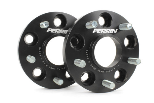 Perrin 20mm Bolt Low Profile (.55in Tall) On Honda Spacers with M14x1.5 wheel nuts - X-PSP-WHL-006
