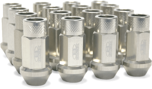 BLOX Racing Street Series Forged Lug Nuts 12x1.25mm Silver Set of 20 - BXAC-00107-SSSI User 1