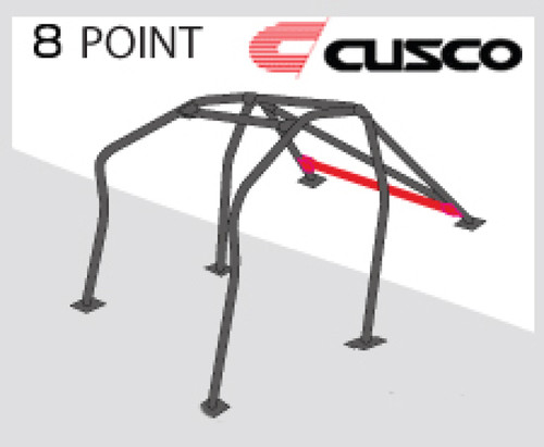 Cusco D1 Chromoly 8pt 2 Pssngr Around Dash 10-15 Hyundai Genesis Coupe LHD w/Sunroof (S/O No Cancel) - HY1 261 GLHD User 1