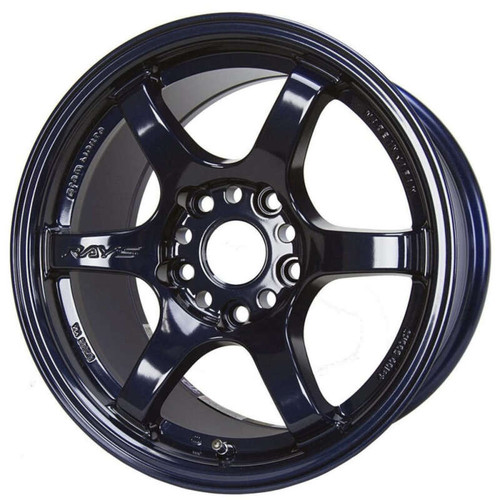 Gram Lights 57DR 15x8 +22mm 4-110 Dark Blue Wheel - WGIE28AD User 1
