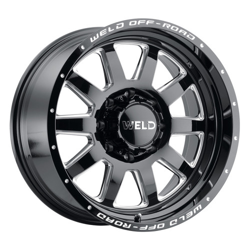 Weld Off-Road W102 20X10 Stealth 5X139.7 5X150 ET-18 BS4.75 Gloss Black MIL 110.2 - W10200070475 Photo - Primary