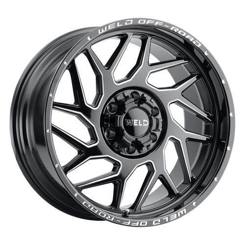 Weld Off-Road W117 20X10 Fulcrum 8X165.1 ET13 BS6.00 Gloss Black MIL 125.1 - W11700082600 Photo - Primary