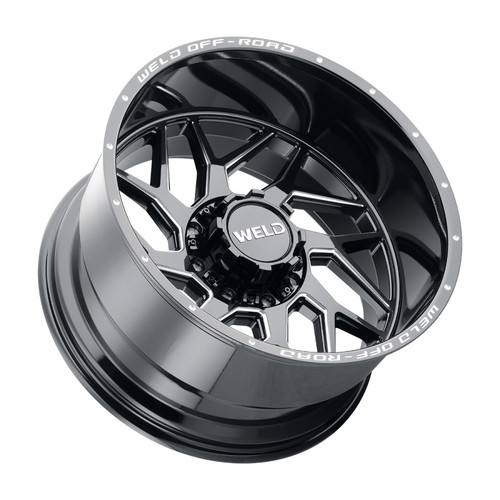 Weld Off-Road W117 22X10 Fulcrum 8X170 ET-18 BS4.75 Gloss Black MIL 125.1 - W11720017475 Photo - Primary