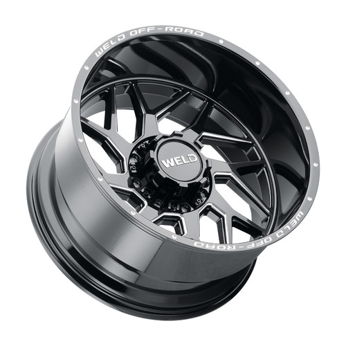 Weld Off-Road W117 22X10 Fulcrum 6X135 6X139.7 ET13 BS6.00 Gloss Black MIL 106.1 - W11720098600 Photo - Primary