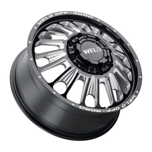 Weld Off-Road W121 20X8.25 Scorch Front 8X210 ET108 BS8.90 Gloss Black MIL 154.3 - W12108293890 Photo - Primary