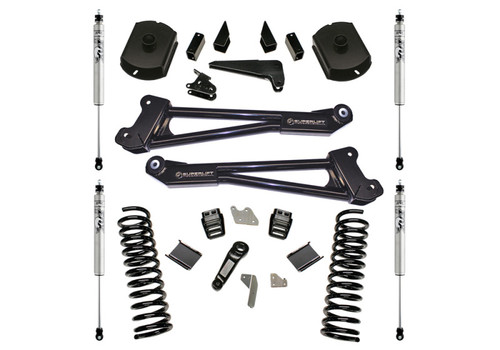 Superlift 14-18 Ram 2500 4WD Diesel 4in Lift Kit Replacement Radius Arms w/ Fox 2.0 Shocks - K125F Photo - Primary