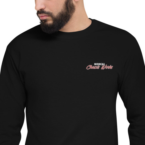 NorCal Chassis Works - Champion Brand Men's Long Sleeve Shirt (Embroidered)