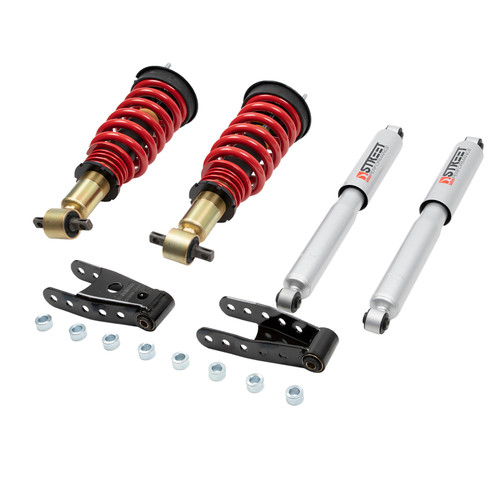 Belltech Coilover Kit 07-18 GM Sierra 1500 All Cabs/Short Bed F -1in to -3in / R 2in to -2in 2/4WD - 985SPC Photo - Primary