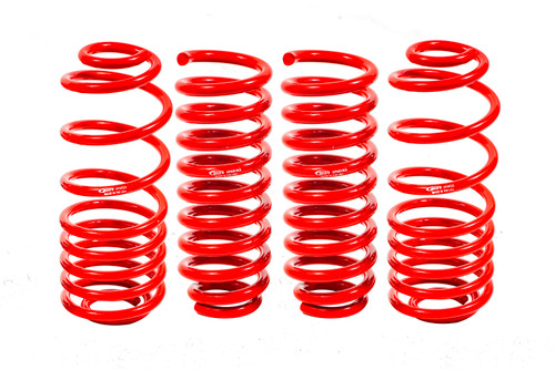 BMR 02-09 Trailblazer Lower Springs Set of 4 2in-3in Drop Red - SP640R Photo - Primary