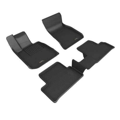 3D MAXpider 22-23 BMW i4 (G2 6) R1 R2 Floor Mat - Kagu Black - L1BM12901509 Photo - Primary