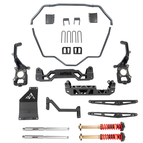 Belltech 2021+ Ford F150 4WD 5-7in Front and Rear Trail Performance Lift Kit - 152510HK Photo - Primary