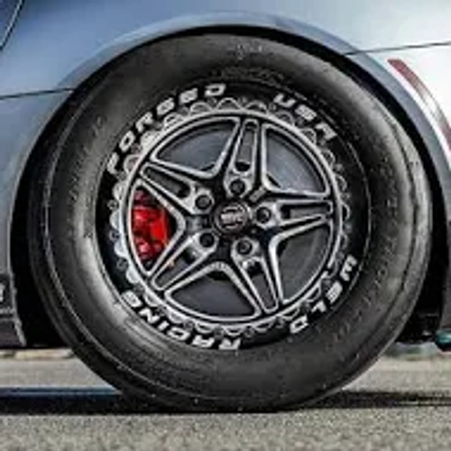 Weld S81 17x9.5 / 6x135 BP / 6.2in. BS (24mm Offset) Black Wheel 3.54 ID (Low Pad) - Single Beadlock - 81LB7095Y62F