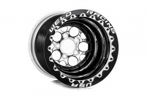 Weld Magnum 2.0 15X12 / 5X4.5 BP / 3in BS / Black CTR Wheel Black DBL M/T - 86B-512206MB