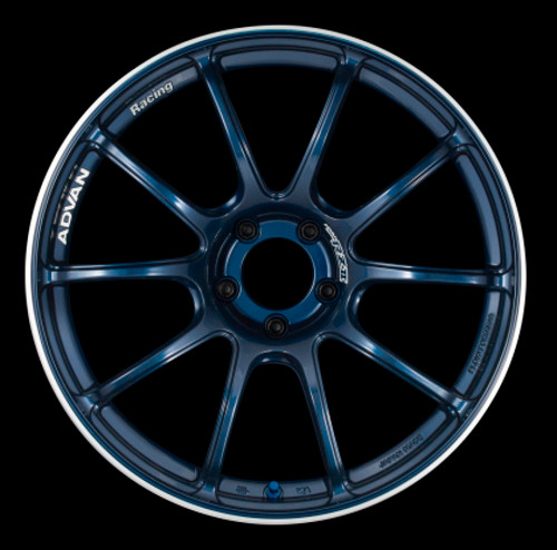 Advan RZII 17x7.5 +38 4-100 Racing Indigo Blue Wheel - YAZ7F38AE User 1
