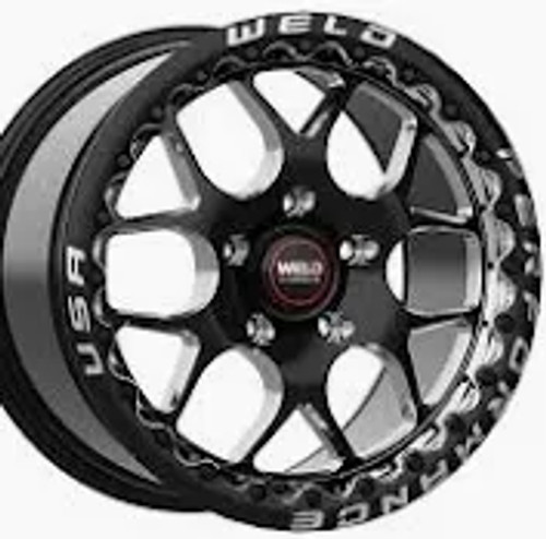 Weld S910 Solana Beadlock 20x10 6x135 ET38 BS 6.99 Gloss Black Wheel MIL Dia 87.1 - S91000089P38