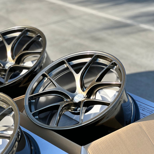 BBS RI-D 20x10.5 5x112 ET15 Diamond Gold Wheel 82mm PFS Ring/Clip Required - RI104DG